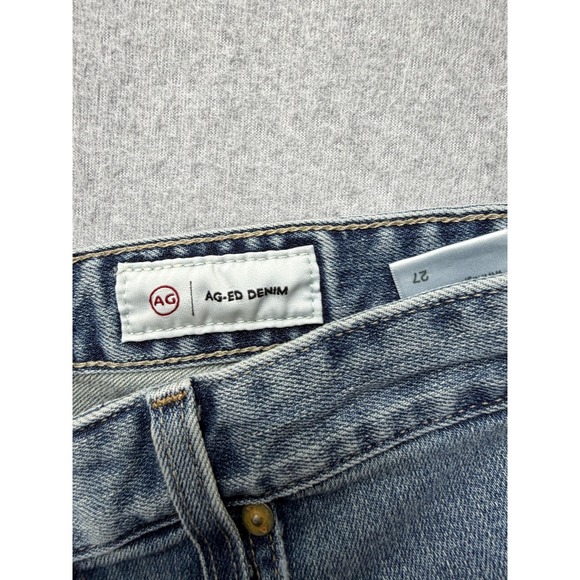AG Adriano Goldschmied Ex Boyfriend Jeans Womens 27 Blue Mid Rise 27x29.5 Denim - Picture 7 of 11